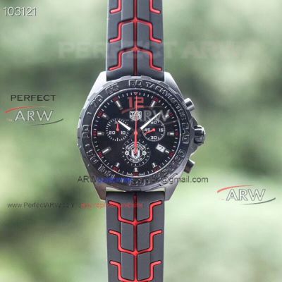 Perfect Replica Tag Heuer Manchester United Formula 1 Price List - Black Dial 43mm Watch